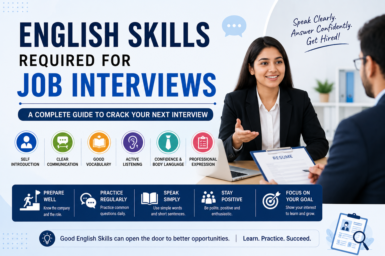 English Skills Required for Job Interviews: A Complete Guide to Crack Your Next Interview