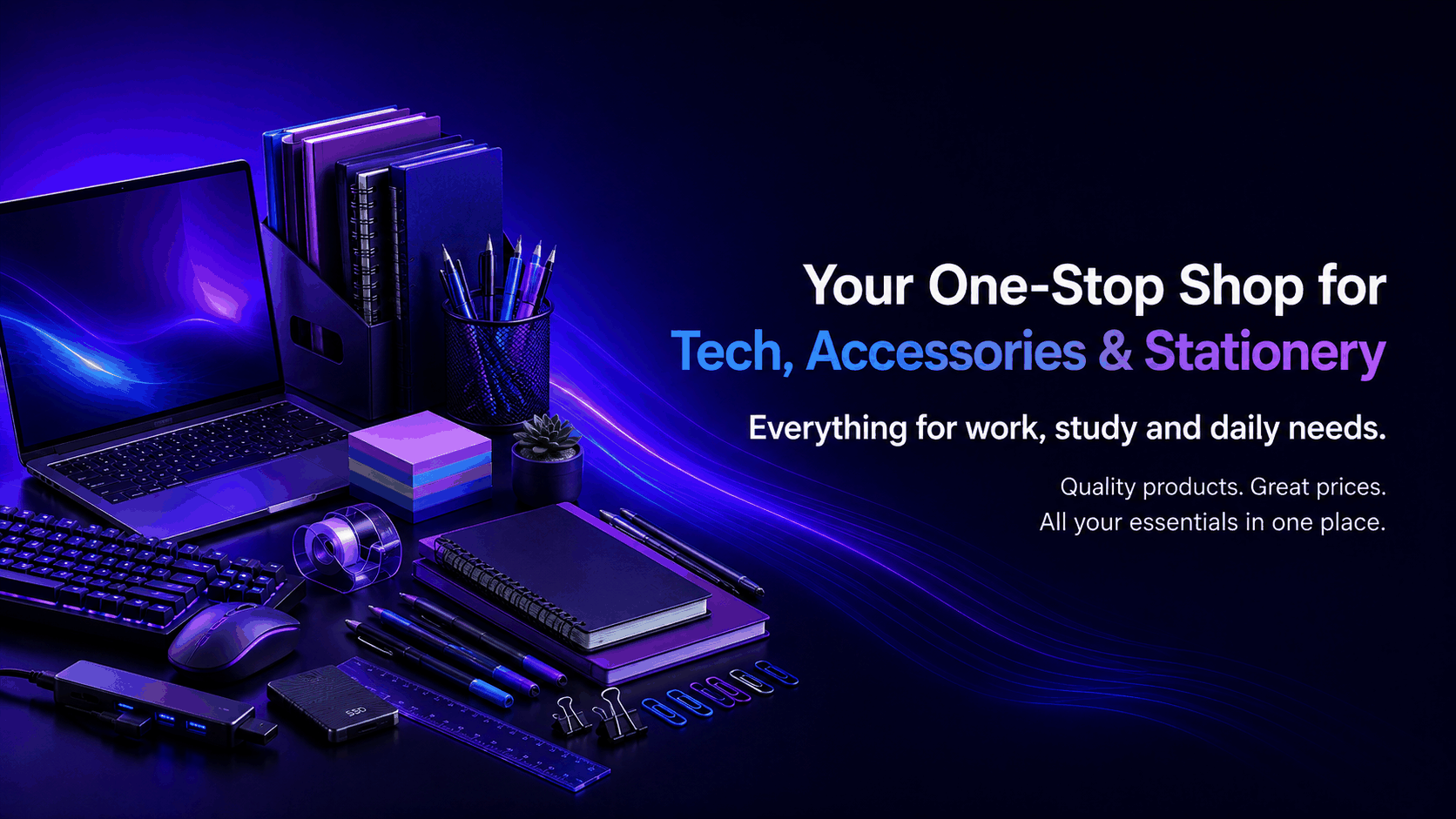 Computer parts, accessories and stationary